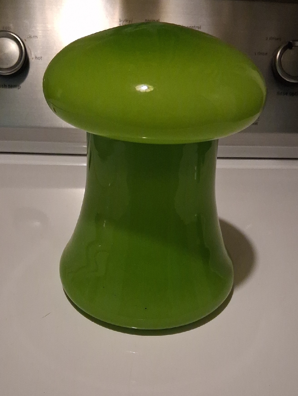 Empoli Glass Mushroom Jar
